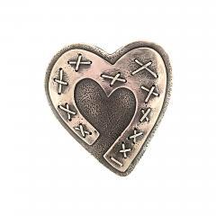 Kerry E Green Heart pin pendant - 2572190