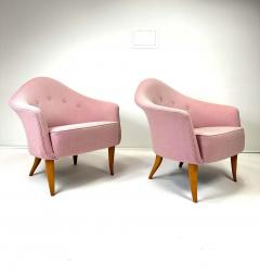 Kerstin H rlin Holmquist 1950s Pair of Kerstin Horlin Holmquist Little Adam Chairs - 3887961