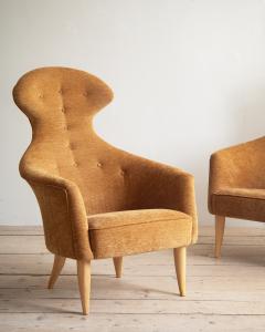 Kerstin H rlin Holmquist 20th century Easy Chairs by Kerstin H rlin Holmqvist - 4729826
