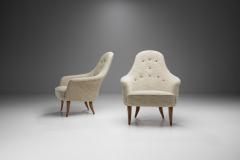 Kerstin H rlin Holmquist Kerstin H rlin Holmquist Adam Pair of Easy Chairs Sweden 1950s - 2856969