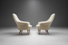 Kerstin H rlin Holmquist Kerstin H rlin Holmquist Adam Pair of Easy Chairs Sweden 1950s - 2856970