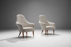 Kerstin H rlin Holmquist Kerstin H rlin Holmquist Pair of Stora Adam Easy Chairs Sweden 1950s - 1216840