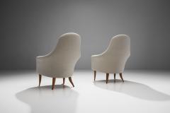 Kerstin H rlin Holmquist Kerstin H rlin Holmquist Pair of Stora Adam Easy Chairs Sweden 1950s - 1216842
