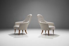 Kerstin H rlin Holmquist Kerstin H rlin Holmquist Pair of Stora Adam Easy Chairs Sweden 1950s - 1216843