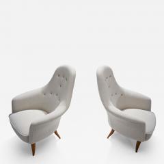 Kerstin H rlin Holmquist Kerstin H rlin Holmquist Pair of Stora Adam Easy Chairs Sweden 1950s - 1218631
