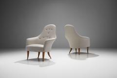 Kerstin H rlin Holmquist Kerstin H rlin Holmquist Pair of Stora Adam Easy Chairs Sweden 1950s - 1220555