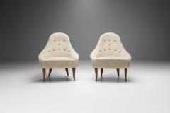 Kerstin H rlin Holmquist Pair of Lilla Eva Chairs by Kerstin H rlin Holmquist Sweden 1950s - 2134578