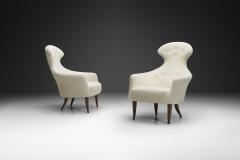 Kerstin H rlin Holmquist Stora Eva Armchairs by H rlin Holmquist for Nordiska Kompaniet Sweden 1950s - 4685230