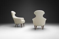 Kerstin H rlin Holmquist Stora Eva Armchairs by H rlin Holmquist for Nordiska Kompaniet Sweden 1950s - 4685322
