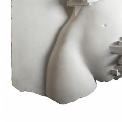 Kevin Kelly White Resin Nude Torso Sculpture - 3209937