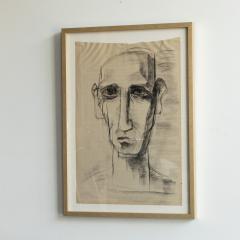 Kevin McLean Original Brutalist Drawing Portrait 24 by Kevin McLean in Charcoal 2023 - 3814390