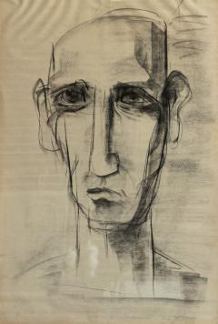 Kevin McLean Original Brutalist Drawing Portrait 24 by Kevin McLean in Charcoal 2023 - 3817313