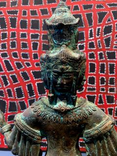 Khmer Bronze Brahma Statue Cambodia - 1191024