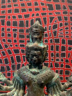 Khmer Bronze Brahma Statue Cambodia - 1191026