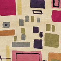 Kim Parker Modern Pattern Wool Manhattan Indian Rug - 920897