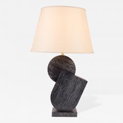 Kimille Taylor Ebonized Oak Pierre Lamp by Kimille Taylor - 205517