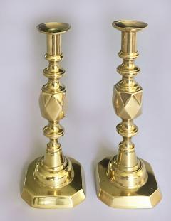 King of Diamonds Brass Candlesticks a Pair - 3307520