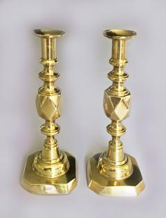 King of Diamonds Brass Candlesticks a Pair - 3307522