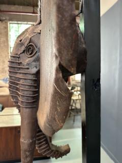 Kioko Mwitiki Metal Elephant Head Sculpture by by Renown Kenyan Artist Kioko Mwitiki - 4342070
