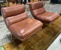 Kipp Stewart 1970s Pair of 2 Lounge Chair Designed by Kipp Stewart for Directional - 2707932