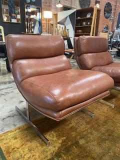 Kipp Stewart 1970s Pair of 2 Lounge Chair Designed by Kipp Stewart for Directional - 2707935