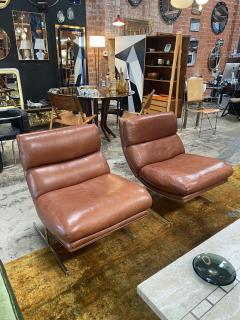 Kipp Stewart 1970s Pair of 2 Lounge Chair Designed by Kipp Stewart for Directional - 2707938