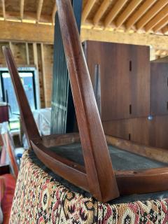 Kipp Stewart Handsome Pair Kipp Stewart for Calvin Walnut Dining Chairs Mid Century Modern - 4361908