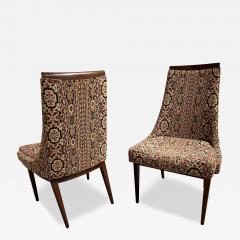 Kipp Stewart Handsome Pair Kipp Stewart for Calvin Walnut Dining Chairs Mid Century Modern - 4362141