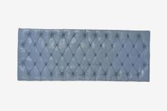 Kipp Stewart Kipp Stewart for Calvin Furniture Blue Leather Diamond Tufted Daybed 1960 - 4112463