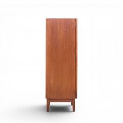 Kipp Stewart Kipp Stewart for Calvin Mid Century Walnut and Cane Front Cabinet Armoire - 4622026