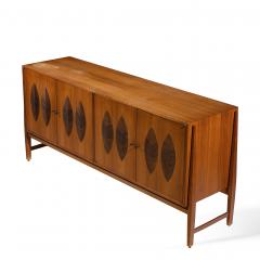 Kipp Stewart Kipp Stewart for Calvin Mid Century Walnut and Rosewood Sideboard Credenza - 4456460