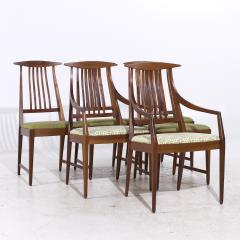 Kipp Stewart Kipp Stewart for Directional Mid Century Walnut Dining Chairs Set of 6 - 4106121