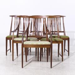 Kipp Stewart Kipp Stewart for Directional Mid Century Walnut Dining Chairs Set of 6 - 4106122