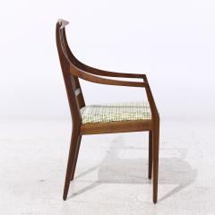 Kipp Stewart Kipp Stewart for Directional Mid Century Walnut Dining Chairs Set of 6 - 4106124