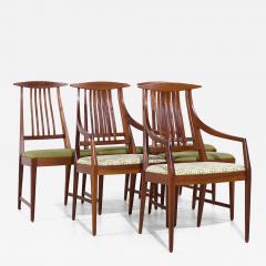 Kipp Stewart Kipp Stewart for Directional Mid Century Walnut Dining Chairs Set of 6 - 4106160