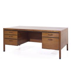 Kipp Stewart Kipp Stewart for Directional by Calvin Mid Century Walnut Executive Desk - 3968410