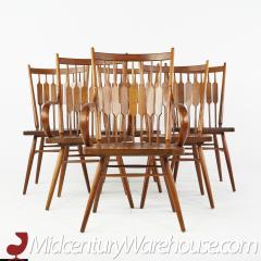 Kipp Stewart Kipp Stewart for Drexel Centennial Mid Century Walnut Dining Chairs Set of 6 - 2580597
