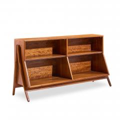 Kipp Stewart Kipp Stewart for Drexel Declaration Mid Century Walnut Bookcase Shelf - 4497200