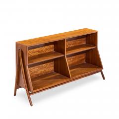 Kipp Stewart Kipp Stewart for Drexel Declaration Mid Century Walnut Bookcase Shelf - 4497203