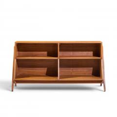Kipp Stewart Kipp Stewart for Drexel Declaration Mid Century Walnut Bookcase Shelf - 4610276