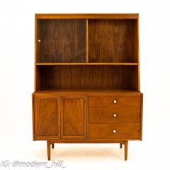 Kipp Stewart Kipp Stewart for Drexel Declaration Mid Century Walnut Buffet and Hutch - 2580585