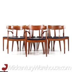 Kipp Stewart Kipp Stewart for Drexel Declaration Mid Century Walnut Dining Chairs Set of 8 - 3684730