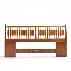 Kipp Stewart Kipp Stewart for Drexel Declaration Mid Century Walnut King Headboard - 4595937