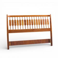 Kipp Stewart Kipp Stewart for Drexel Declaration Mid Century Walnut Queen Headboard - 4529177