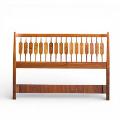 Kipp Stewart Kipp Stewart for Drexel Declaration Mid Century Walnut Queen Headboard - 4529414