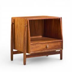 Kipp Stewart Kipp Stewart for Drexel Declaration Midcentury Walnut Floating Nightstand Pair - 4592032