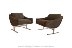 Kipp Stewart Mid Century Kipp Stewart Arc Lounge Chairs for Directional - 2990196