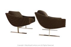 Kipp Stewart Mid Century Kipp Stewart Arc Lounge Chairs for Directional - 2990258
