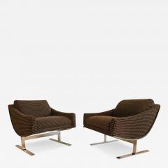 Kipp Stewart Mid Century Kipp Stewart Arc Lounge Chairs for Directional - 2991686