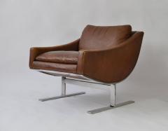 Kipp Stewart Pair of Kipp Stewart Leather Lounge Chairs - 370683